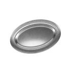 Bandeja 48x31cm ala efecto marteleé  plata vieja Serve - AE 791523