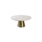 Cake stand marmol y acero 30xh14cm colección Glint - AE 800059