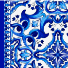 Caja 100 manteles color blu 120X120 mykonos-NT 1263508