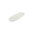 Fuente ovalada blanco 34x14.5xh2.5cm colección filo-AE 614211