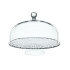 Plato tarta con pie +campana 32cm colección bossa nova - NA 0099528-0