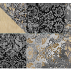 Caja 100 manteles color Grigio 120X120 patchwork-NT 1257913