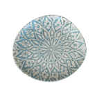 Plato llano irregular 27 cm colección granada turquoise - PO 72 IL27GT