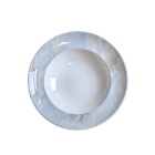 Plato hondo degustacion marmol azul 28cm colección marble-PO 6 PHM28