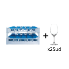 Full Rack 25 Copas Vino Tinto Winelovers  - SPF 4098001 Full Rack Solution