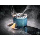 Set 4 Vasos bajos  21cl azul colección Zora - AE 169162