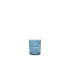 Set 2 Vasos Bajos 30.4cl vintage blue colección ethno - NA 105389-0