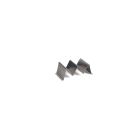 Soporte tacos 19x10xH6cm 3 parts plata vieja Serve - AE 791487