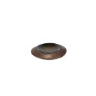 Plato hondo 27/17.5xH4cm gold Cone - AE 608255