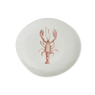 Plato llano irregular 21 cm colección lobster blue - PO 72 IL21LB
