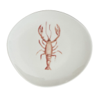 Plato llano irregular 27 cm colección lobster blue - PO 72 IL27LB