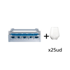 Full Rack 25 Vasos Authentis Casual- SPF 4808001 Full Rack Solution